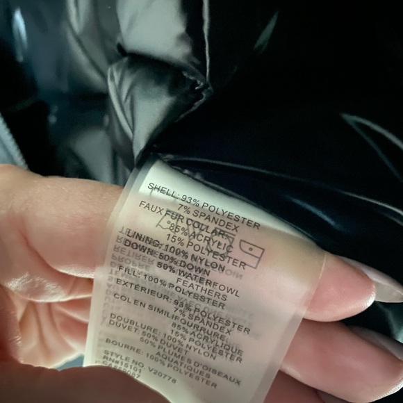 NWT Vince Camuto Down Blend Faux Fur Trimmed Parka - Picture 11 of 11